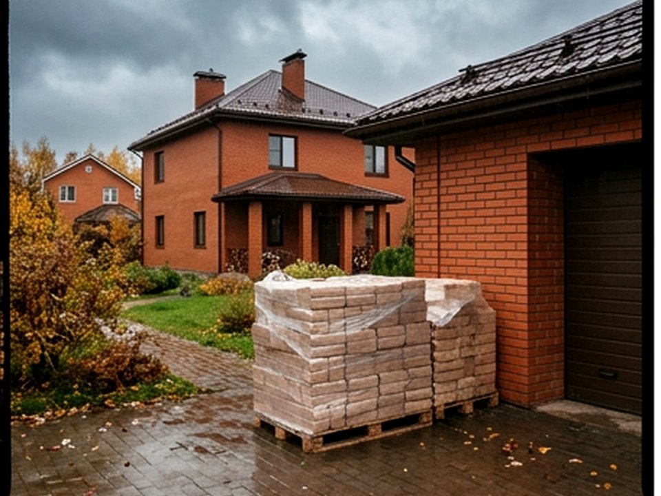 декоративная поленница — Новый проспект, 9Г, Богородское